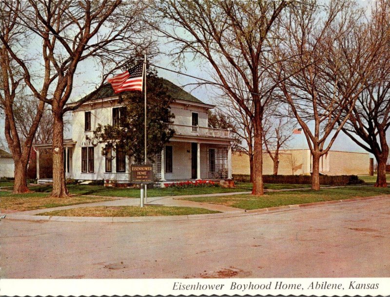 Kansas Abilene Eisenhower Boyhood Home