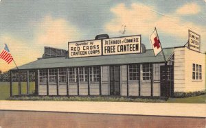 Montgomery Alabama Jr Chamber of Congress Red Cross Canteen Postcard AA66082