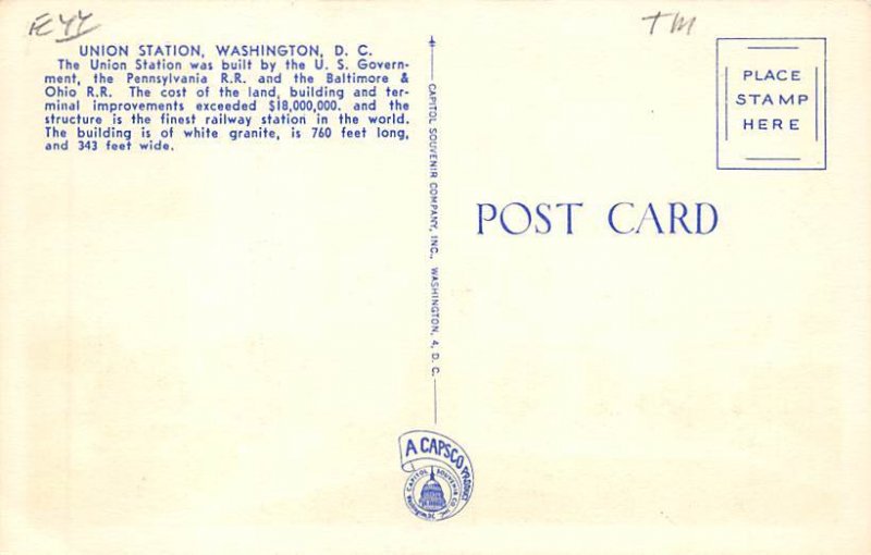 Union Station Washington, District Of Columbia