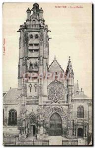 Pontoise Old Postcard Saint Maclou