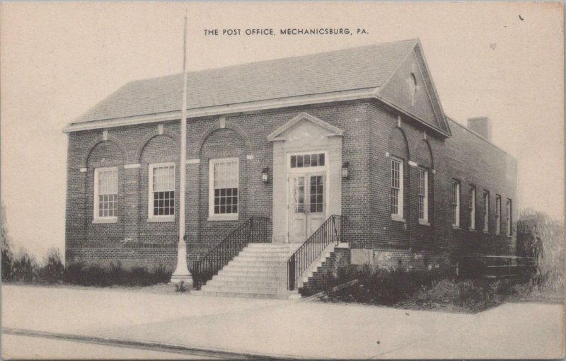 Postcard The Post Office Mechanicsburg PA