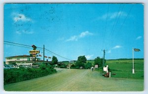 Magnetic Hill Moncton New Brunswick CANADA 1966 Postcard