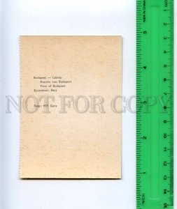 474566 Hungary Budapest miniature postcard