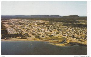 Vue De La Ville De Chibougamau A Vol D'Oiseau, Quebec, Canada, PU-1984