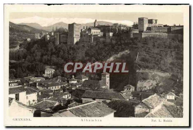 Granada Alhambra Old Postcard