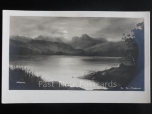 Cumbria: HEAD OF WINDERMERE from original Art in E.Keene Style c1926