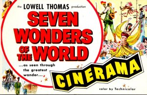 Lowell Thomes Production Seven Wonders Of The World Cinerama Warner Theatre N...