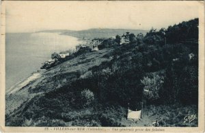 CPA VILLERS-sur-MER - Vue générale prise des falaises (140951)