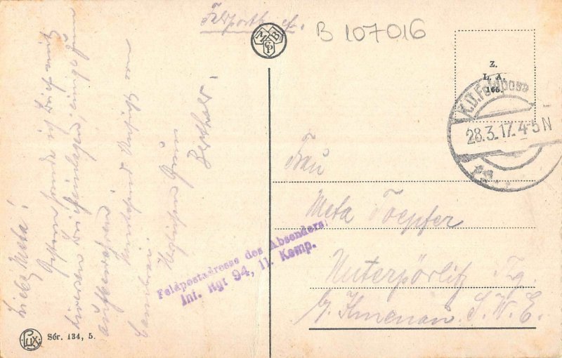 B107016 France Cambrai Rue et Porte Notre-Dame