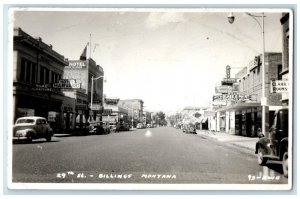 29th St. Hotel Harvard Home Furniture Billings Montana MT RPPC Photo Postcard