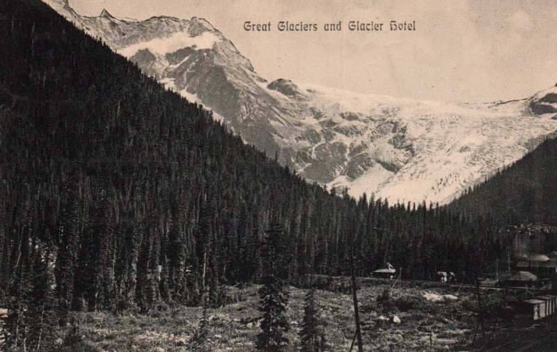 Great Glaciers and Glacier Hotel,Banff,Alberta,Canada