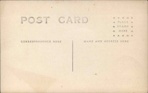 New Haven VT School House & St. c1910 Real Photo Postcard