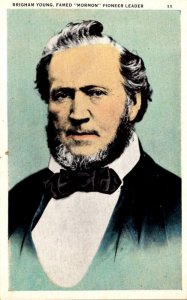 Utah Brigham Young Famed Moormon Pioneer Leader