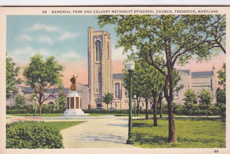 Maryland Frederick Memorial Park and Calvary Methodist Episcopal Church