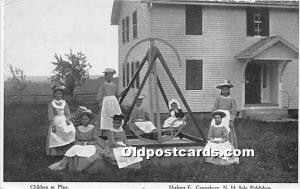 Children at Play Shakers East Canterbury, NH, USA Unused 