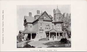 Governor's Mansion Topeka Kansas KS Unused Topeka Capital Postcard H55