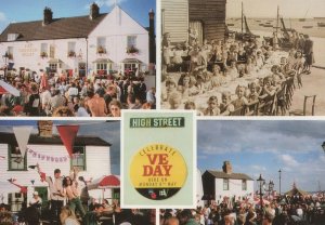 1995 Victory WW2 VE Day Military Leigh On Sea Essex Postcard