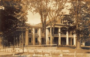 Alfred ME Court House  Real Photo Postcard