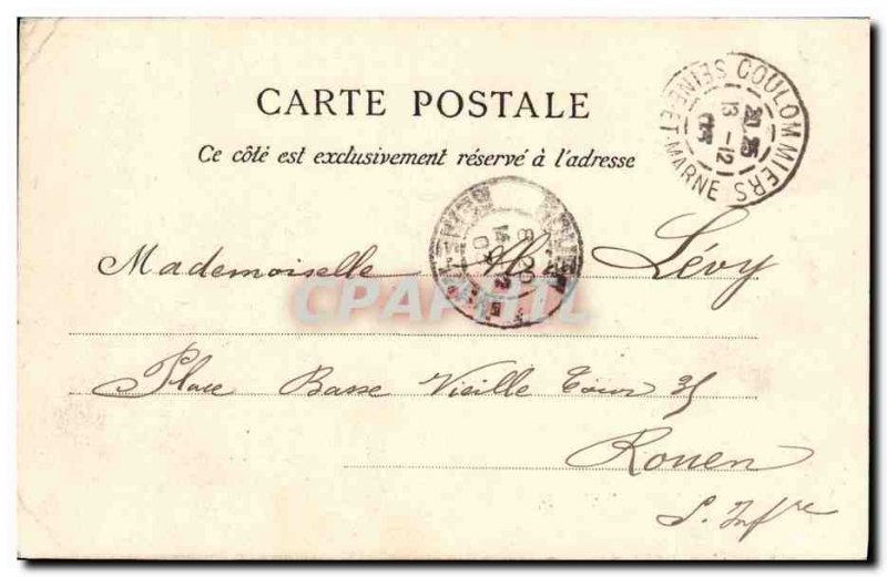 Old Postcard Bank Caisse d & # 39Epargne Coulommiers