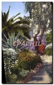 Old Postcard Giardini Villa Mortola Ventimiglia