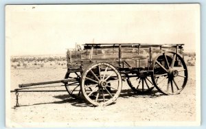 RPPC DEATH VALLEY National Monument, CA ~ BORAX FREIGHT WAGON  Frasher Postcard