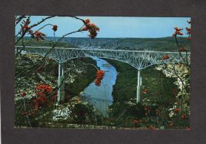 TX Pecos River High Bridge Del Rio Langtry Texas Postcard