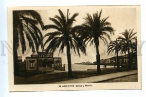 494907 SPAIN Alicante Baths and Dock restaurant Alliance Vintage Roisin postcard