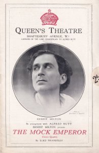 Ernest Milton The Mock Emporer Henry IV Old Theatre Programme