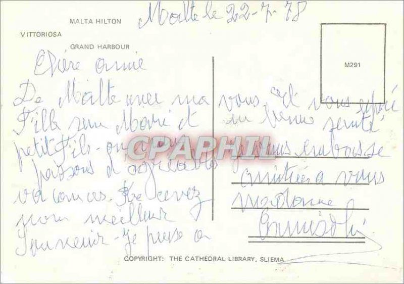 Postcard Modern Malta