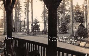 Itasca State Park Minnesota Douglas Lodge Real Photo Antique Postcard K20795