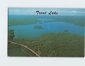 Postcard Trout Lake, Wisconsin