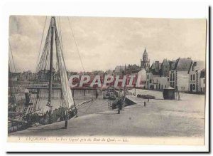 Croisic Postcard Old Port took the Ciguet end of the dock (boat)