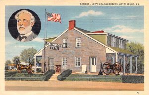 General Lees Headquarters, Gettysburg, PA. USA Civil War Postcard