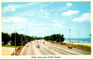 Illinois Chicago Outer Drive Near North Avenue