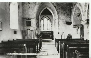 Sussex Postcard - Saint Mary's Church Interior - West Chiltington - Ref ZZ4048