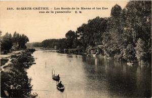 CPA St-MAUR-CRÉTEIL - Les Bords de Marne et les Iles vus de passe (390325)