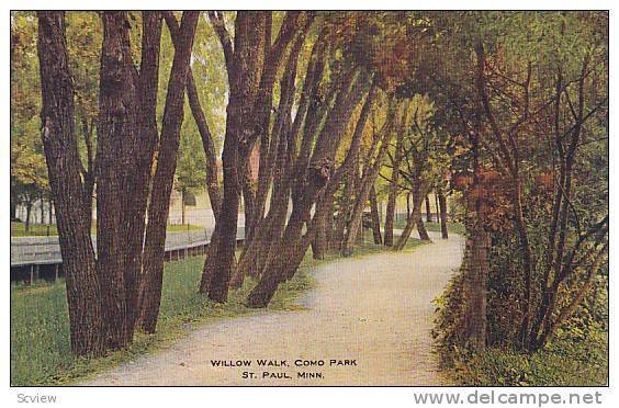 Willow Walk, Como Park, St. Paul, Minnesota, PU-1910