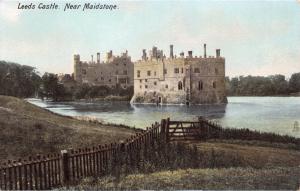 LEEDS CASTLE KENT UK NEAR MAIDSTONE~TUCK POSTCARD