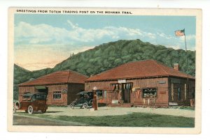 MA - Mohawk Trail. Totem Trading Post, Gas Station ca 1920's