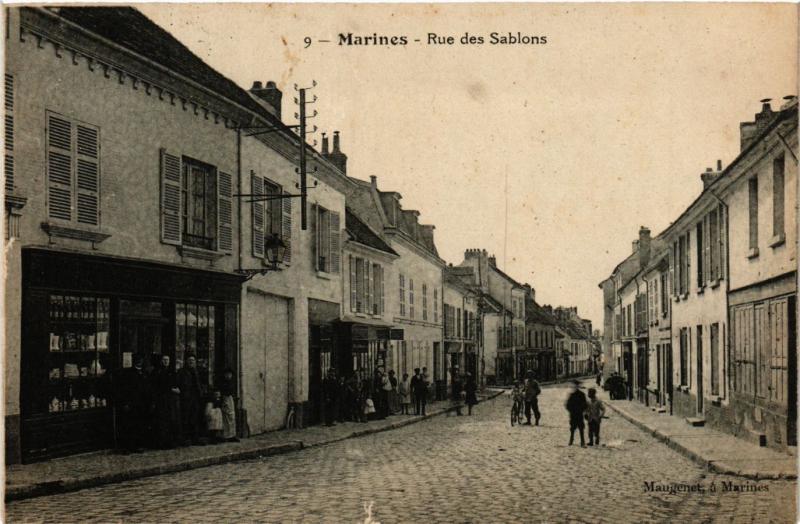 CPA  Marines - Rue des Sablons (290913)