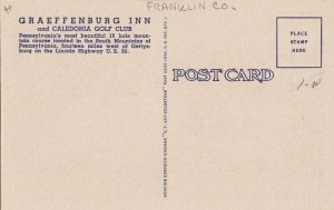 Postcard Graeffenburg Inn Fayetteville PA