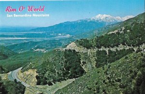 Rim of the World Drive San Bernardino Mountains California