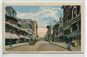 Granby Street Norfolk Virginia 1920c postcard