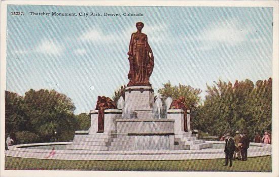 Colorado Denver Thatcher Monument In city Park