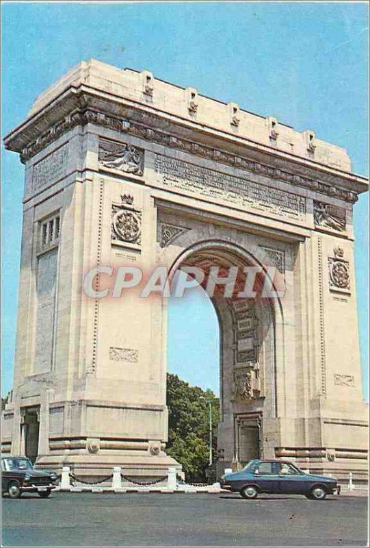 Postcard Modern Romania Arc de Triomphe