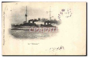 Old Postcard War Ship Dupleix