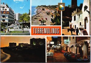 Spain Torremolinos Costa Del Sol Vintage Postcard BS.25