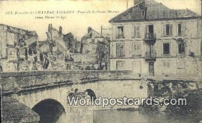 Pont de la Fosse Marne Chateau-Thierry, France, Carte, Unused 