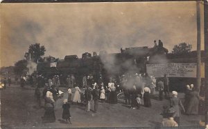 Santa Fe Type Mattet Largest Locomotive 1911 Railroad, Train Postcard