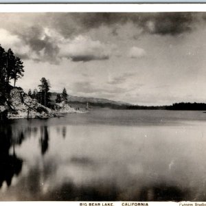 c1920s Big Bear Lake, CA RPPC Putnam Studios Real Photo Postcard Unused A92